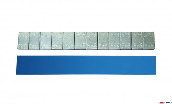 Грузик СМК (Fe) 0093, Агдезив стальной на синей ленте 60гр (12х5гр). (50шт)